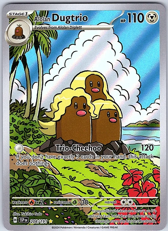Alolan Dugtrio (SSP 208-1)