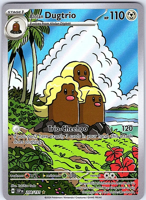 Alolan Dugtrio (SSP 208-2)