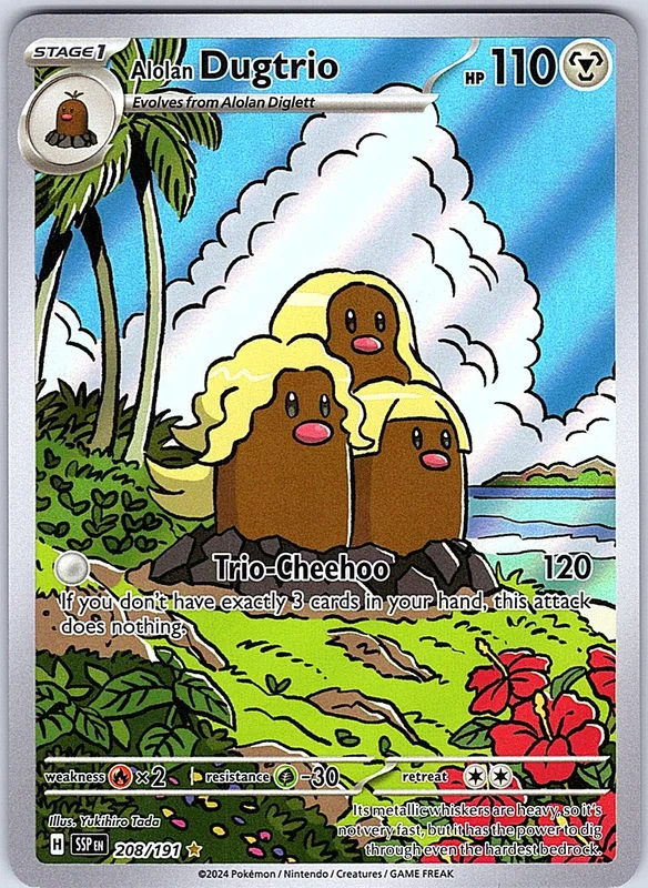Alolan Dugtrio (SSP 208-3)