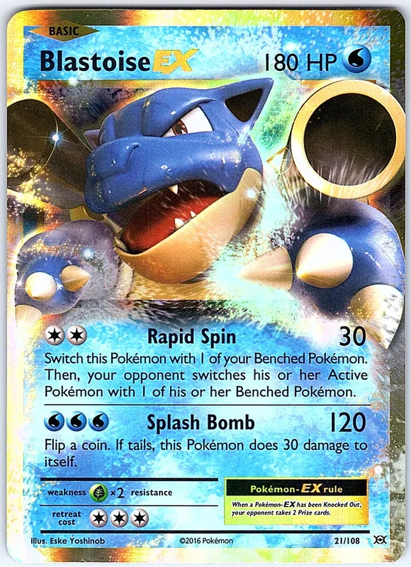 Blastoise EX (EVO 21)