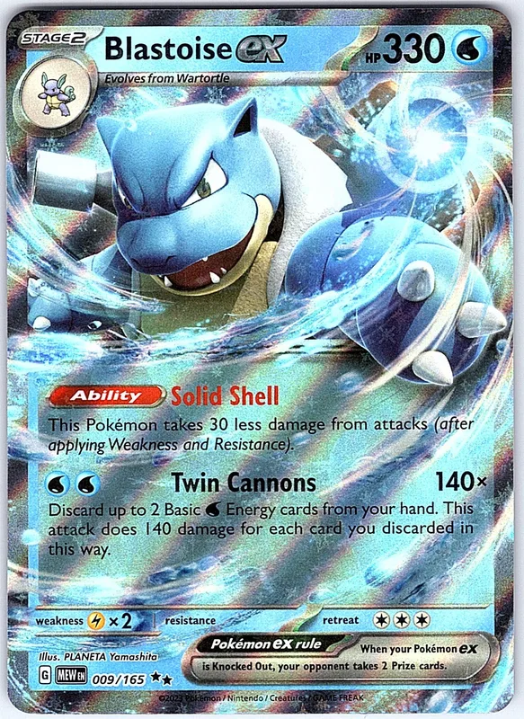 Blastoise ex (MEW 009)