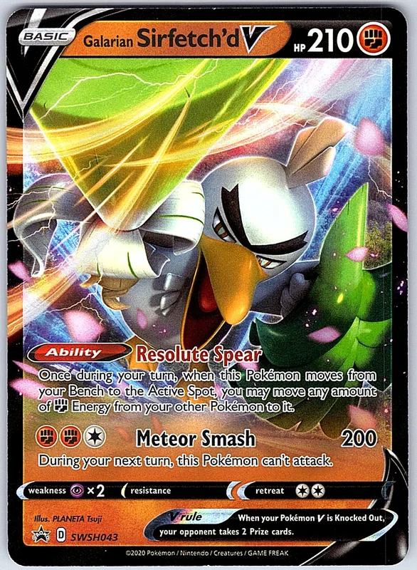 Galarian Sirfetch'd V (SWSH 043)