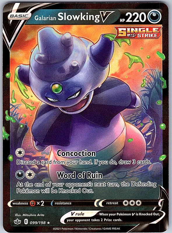 Galarian Slowking V (CRE 099)