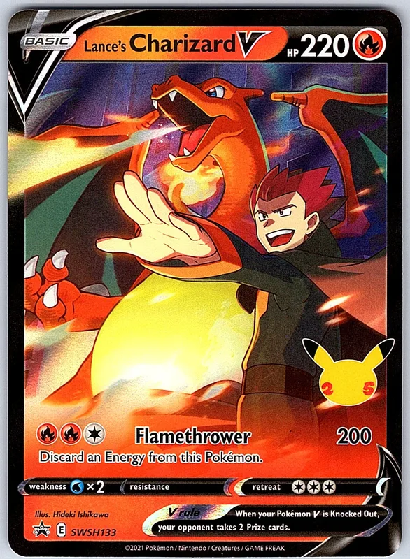 Lance's Charizard V (SWSH 133)