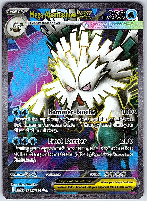 Mega Abomasnow ex (MEG 157)