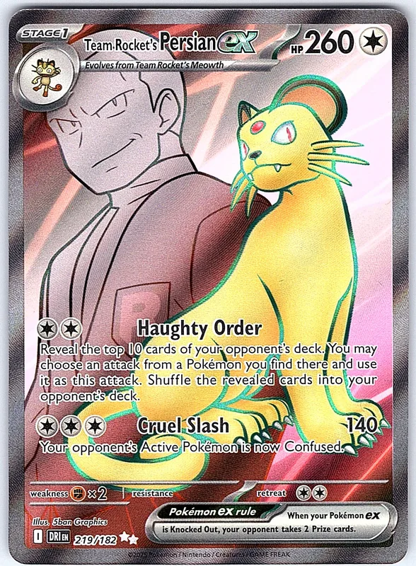 Team Rocket's Persian ex (DRI 219)