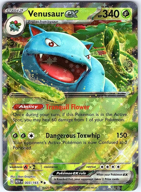 Venusaur ex (MEW 003)