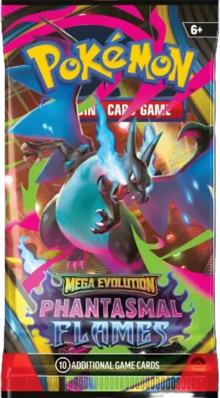 Pokémon: Mega Evolution - Phantasmal Flames Booster Pack ME02 PFL