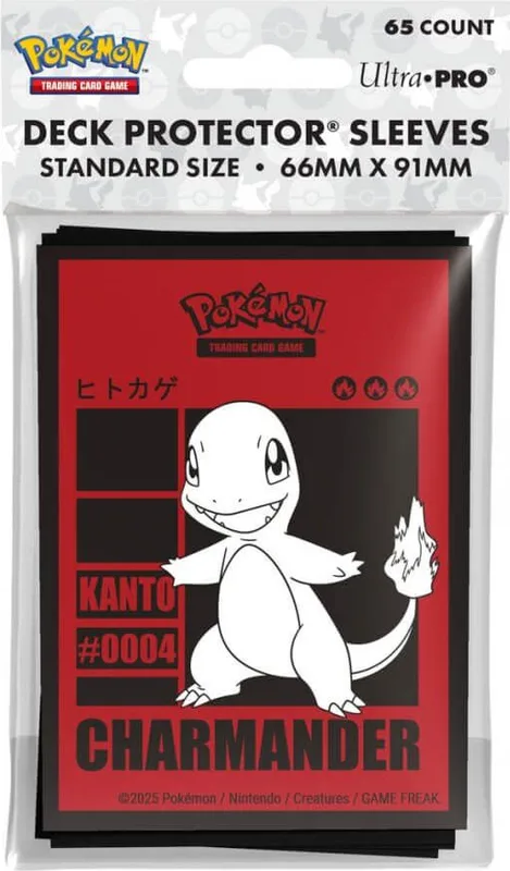 Ultra Pro Deck Protector Sleeves 66mm x 91mm Charmander