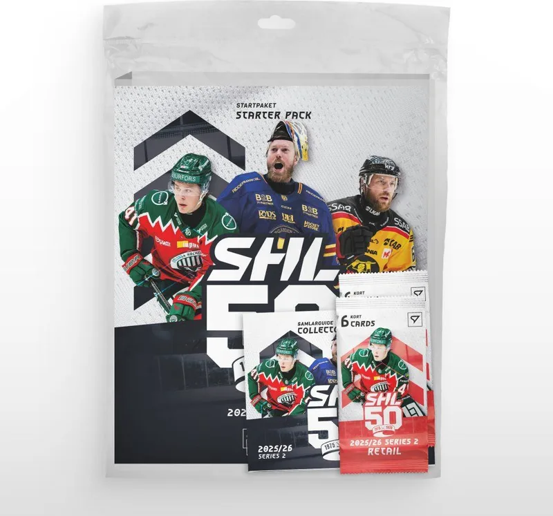 Startpaket – Hockey Trading Cards Pärm SportZoo SHL 2025/26 - Serie 2