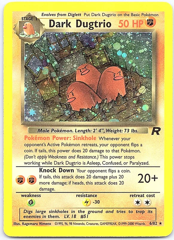 Dark Dugtrio (TR 6)