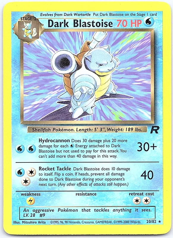 Dark Blastoise (TR 20)