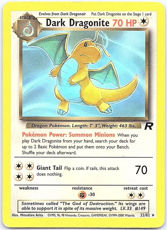 Dark Dragonite (TR 22)