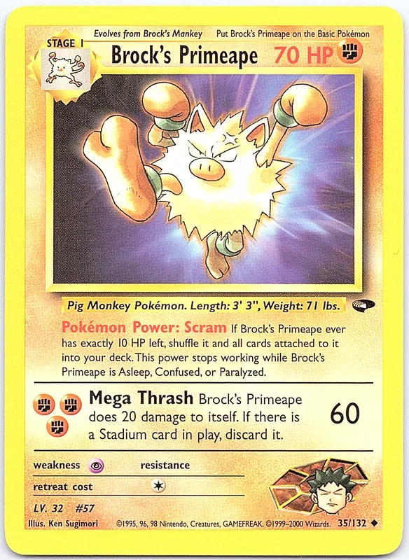 Brock's Primeape (GC 35)