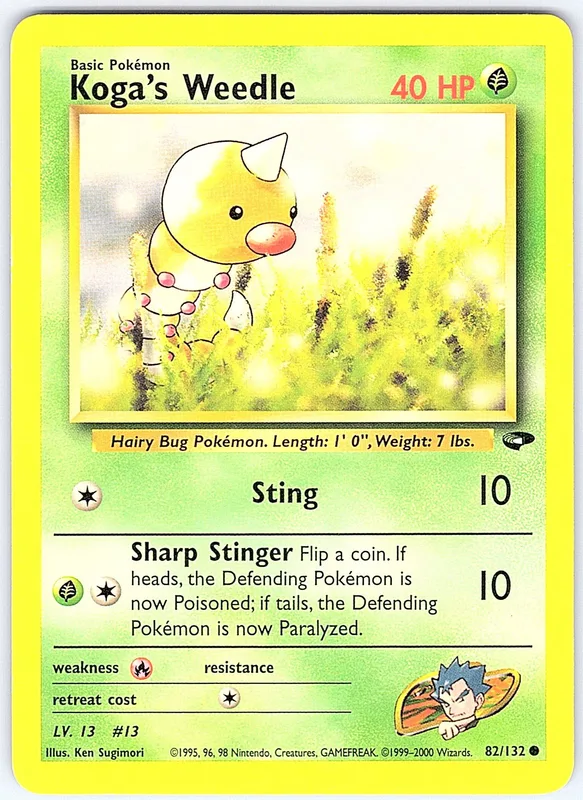 Koga's Weedle (GC 82)