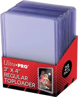 Ultra Pro 3"x4" Toploader: 25-pack