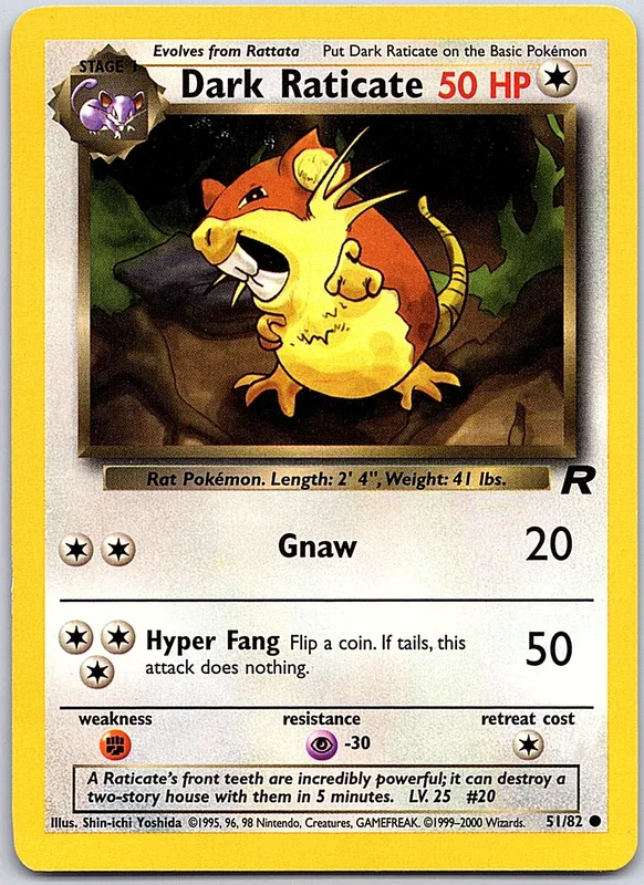 Dark Raticate (TR 51)