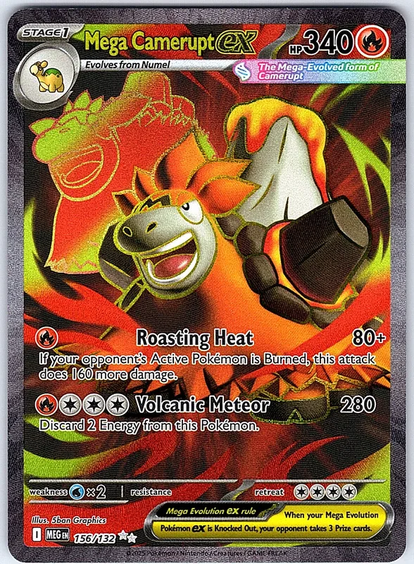 Mega Camerupt ex (MEG 156)