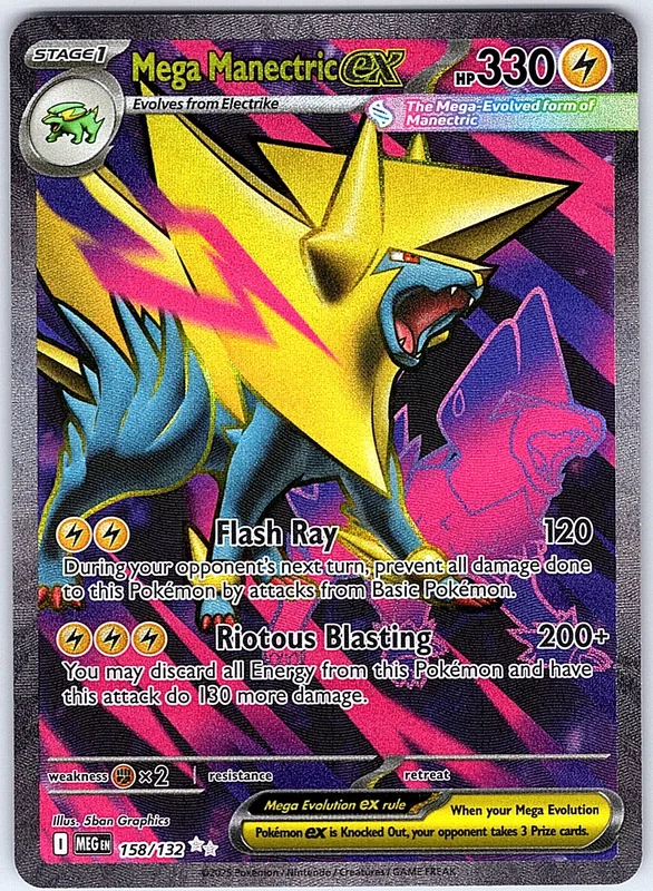 Mega Manectric ex (MEG 158)